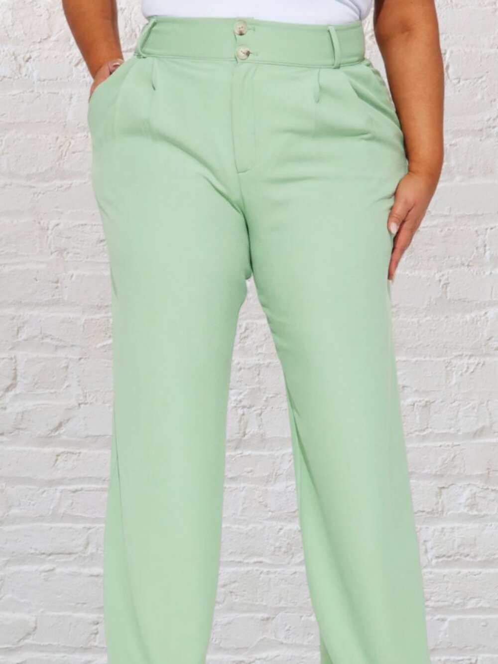 3X Wide Leg Trouser FASHION NOVA